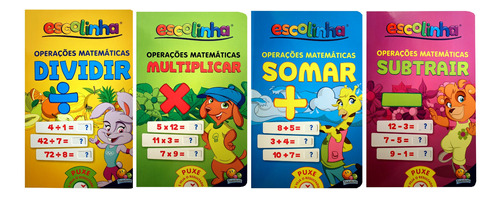 Coleção Operações Matemáticas - 4 Vol