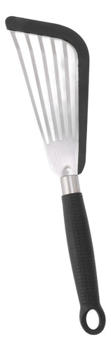 Espátula De Peixe, Silicone, Ranhura Em Aço Inoxidável, Anti