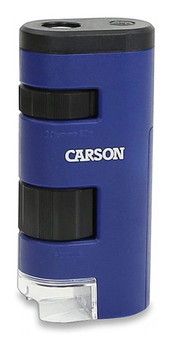 Microscopio de bolsillo Pocketmicro con LED - Carson - Batería Mm-450 Color Azul