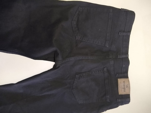 Pantalon Jean Wrangler Genuino 35x30 Negro (Usado)