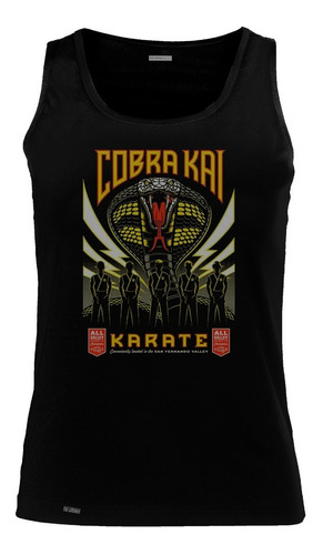 Camiseta Esqueleto Cobra Kai Karate Serie Poster Sbo