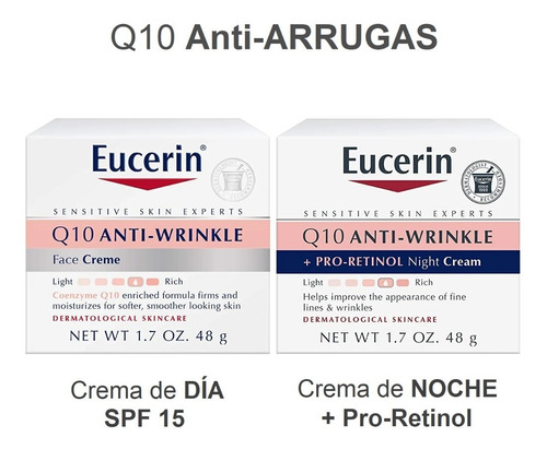 Eucerin Q10 Día Noche Anti-edad - g a $3508