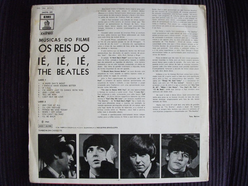 Lp Beatles Os Reis Do Ié, Ié! Estéreo 1978 Export Edition (Usado)