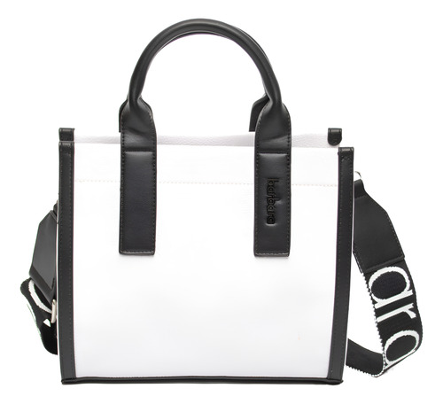 Cartera Dama Con Cierre Cuadrada Simil Cuero Barbara Bags