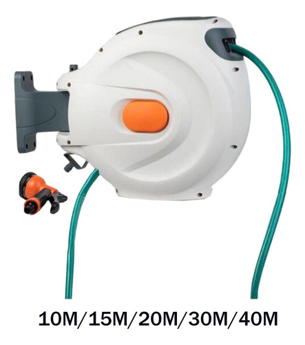 Reel De Mangueira De Rebobinagem Automática, De 10 M 1m