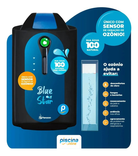 Sistema De Tratamento De Ozônio Panozon Piscina Até 100.000l