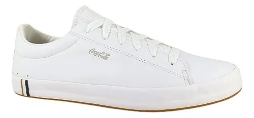 Sapatênis Coca Cola Masculino Torino Casual All White Tênis