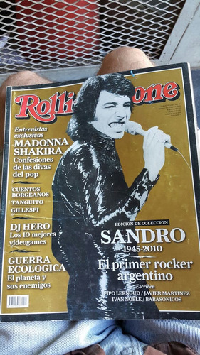 Revista Rolling Stone Año 12 Número 143 Febrero 2010 Sandro