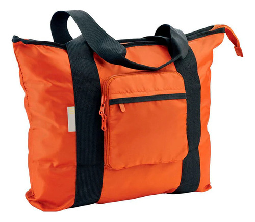 Bolso Plegable Tote Bag Light 24lts Naranjo