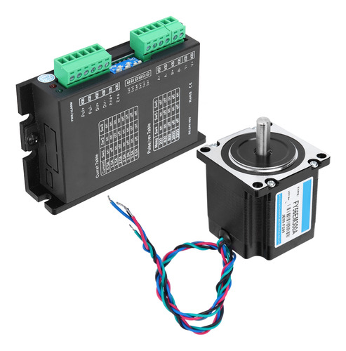 Motor Paso A Paso Bifásico Nema 23 De 24 V/3 A Con Controlad
