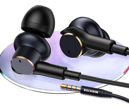 Auriculares Con Cable Backwin Con Cuatro Altavoces Y Micrófo