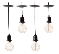 Comprar Colgantes Sin Cadena Florón, Portalámpara, Cable 60 Cm X 4