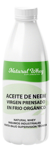 Aceite De Neem Virgen Orgánico Non Gmo 1 Litro 