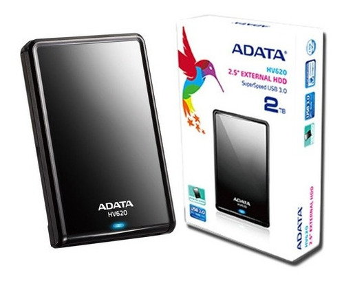 Imagen 2 de 6 de Disco Duro Externo 2tb Ps4 Pc Usb 3.1 Adata Hv620s