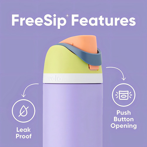 Owala Freesip - Garrafa Esportiva De 40 Onças De Marshmallow