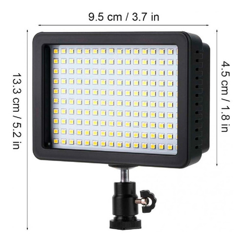 Foco Led De 160 Luces Para Fotografía Y Videos | Filtros +
