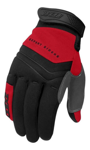 Luva X11 Nitro Win Color Moto Motoqueiro Motoboy Frio Touch Cor Preto E Vermelho Tamanho M