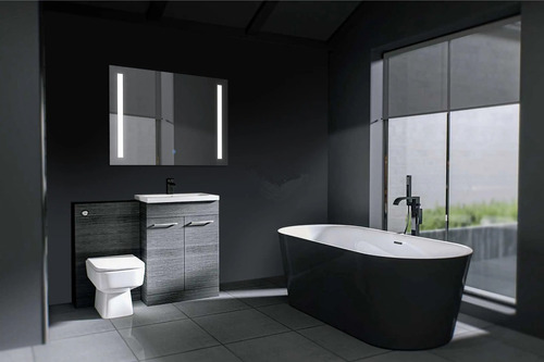 Imagen 4 de 10 de Espejo Luz Led 60 X 80 Cm Touch Ideal Baño