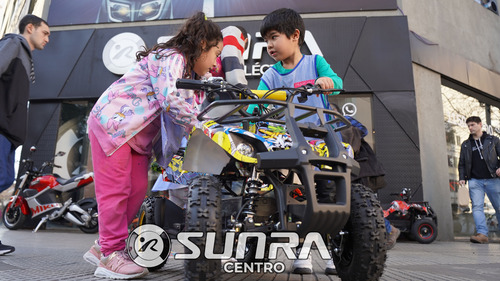 Mini Cuatri Electrico Sunra Atv 800w Niños + Casco / E