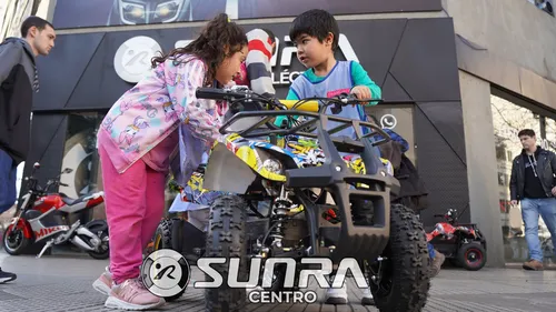 Mini Cuatri Electrico Sunra Atv 800w Niños + Casco / E