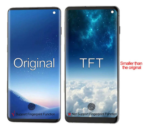 Sjp- Tela Sensível Ao Toque Tft Lcd Para Samsung Galaxy S10