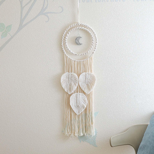 Tapiz De Atrapasueños De Macramé Tejido A Mano Para Colgar
