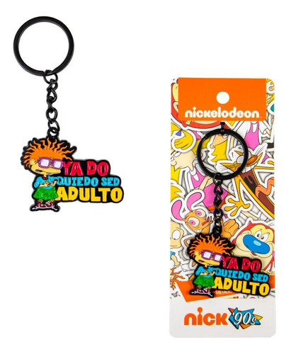 Llavero Coleccionable Carlitos - Rugrats Geek Industry Color Negro