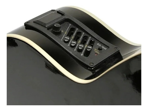 Imagen 3 de 3 de Guitarra electroacústica Femmto AG002 negra