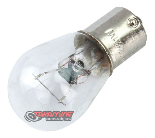 Imagem 2 de 2 de Kit 10 Lâmpadas 1 Polo Ba15s Halogena 1141 24volts 21w