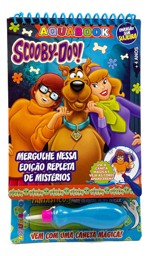 Aquabook: Scooby-doo!, De Priscilla Sipans. Série Pintar E Colorir Com Água, Vol. 1. On Line Editora, Capa Dura, Edição 1 Em Português, 2023