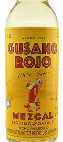 Pack De 12 Mezcal Gusano Rojo 250 Ml