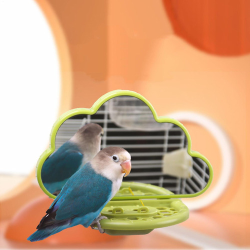 Espejo Para Cacatúas Para Jaula Espejo Para Pájaros Con Perc