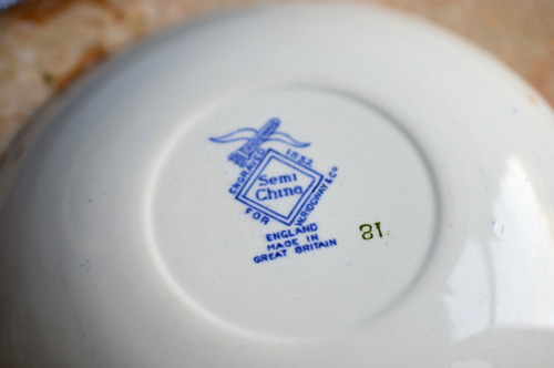 Juego Para Te Semichina Ridgway England Blue Willow C1920 (Usado)
