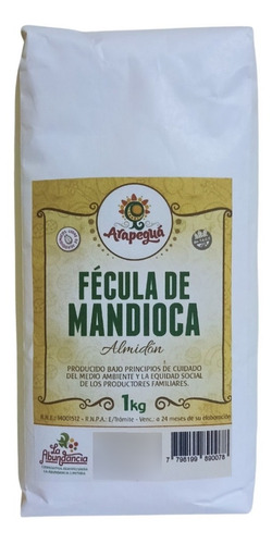 Fécula De Mandioca Eco Arapeguá Sin Tacc - 100% Natural