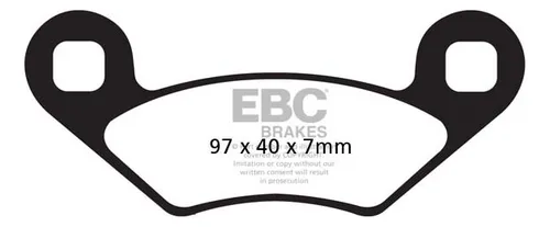 Pastilla Freno Ebc Fa159r Polaris 500 Predator/tld 03-07 F