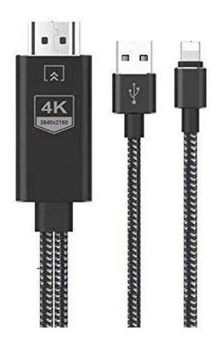 Cable Adaptador Lighthing Micro B Tipo C A Hdtv Onten  