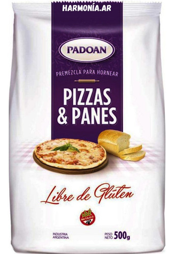 10 U Padoan P/pan Y Pizza Sin Tacc Libre De Gluten P/celíaco