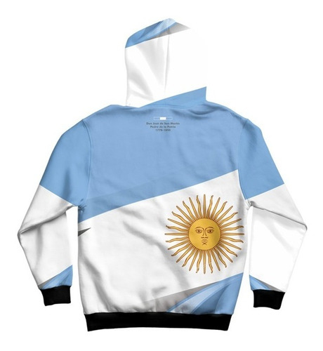 Imagen 2 de 2 de Buzo Hoodie Don José De San Martín, Argentina