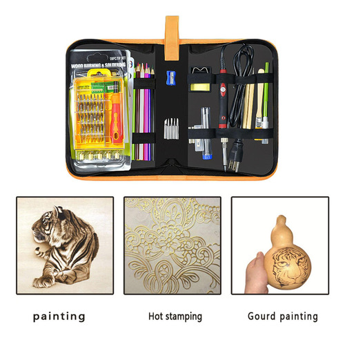 Kit De Queima De Madeira Adultos Estênceis De Solda De Fio