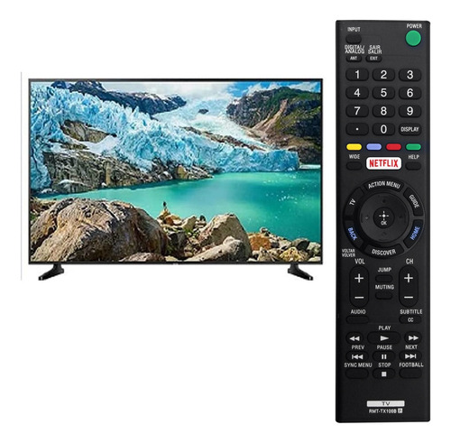 Para Reemplace El Control Remoto Rmt-tx100b Para Led Lcd 4k