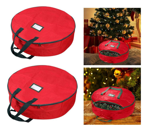 2 Bolsas De Almacenamiento Para Guirnaldas, Contenedor De