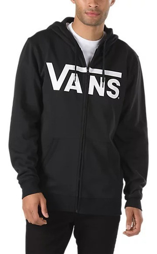 Campera Canguro Vans Mens Classic Black