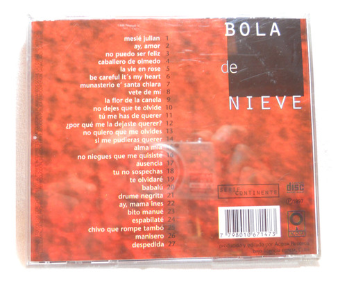 Bola De Nieve, Ay, Amor! Cd Usado Estándar (Usado)