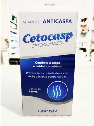  Shampoo Anticaspa Cetocasp 120ml Uniphar.