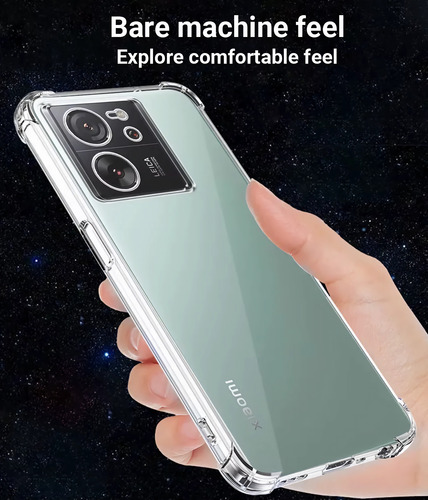 Funda Acrigel Airbag Rígido Para Xiaomi 13t Pro Transparente Acrigel Reforzado