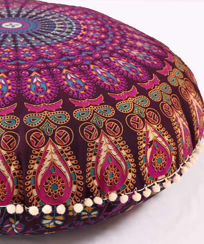 Popular Handicrafts - Funda Grande Con Diseno De Mandala Hip