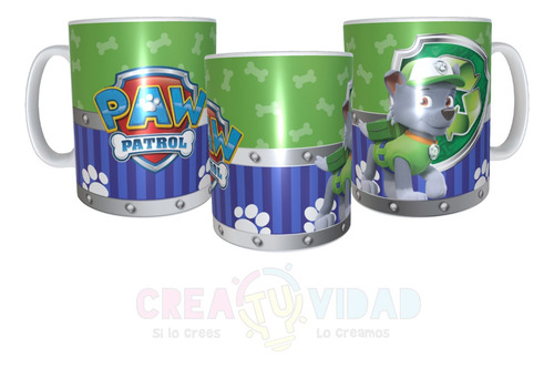 Taza Dibujos Paw Patrol C/caja Diseños#01 Patrulla Canina