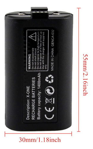 Batería Carga Y Juega Compatible Control Xbox One