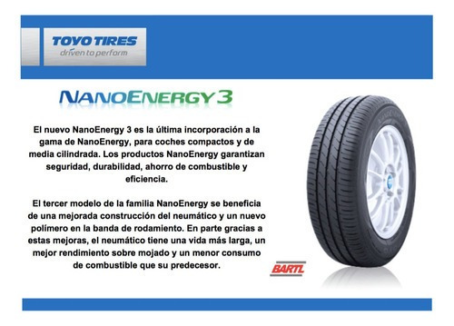 Llanta Toyo Tires NanoEnergy Nano Energy 3 175/70R14