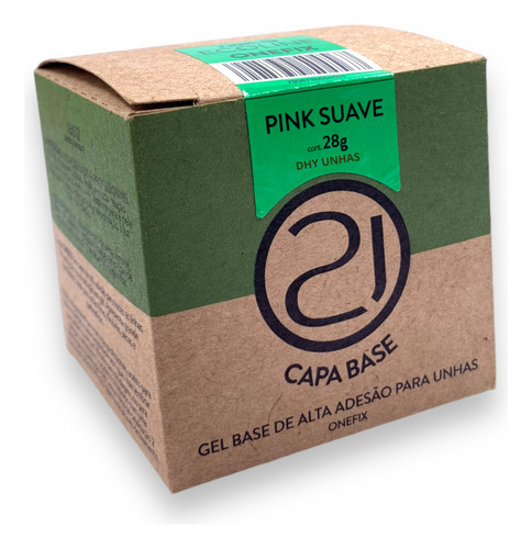 Ecoline Onefix Capa Base Pink Suave 28g - Nails 21